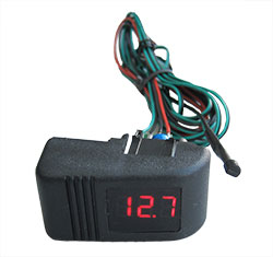Индикатор напряжения и температуры ИНТ-12 комбинация приборов 2110 красный