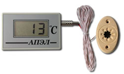 Термометр электронный для сауны ТЭС-2 с датчиком в декоративном корпусе